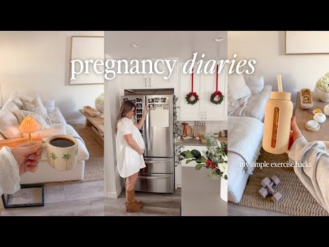 Pregnancy Diaries | My Pregnancy Habits: Sunrise Walks, Workout with Me & Baby Updates 🌞