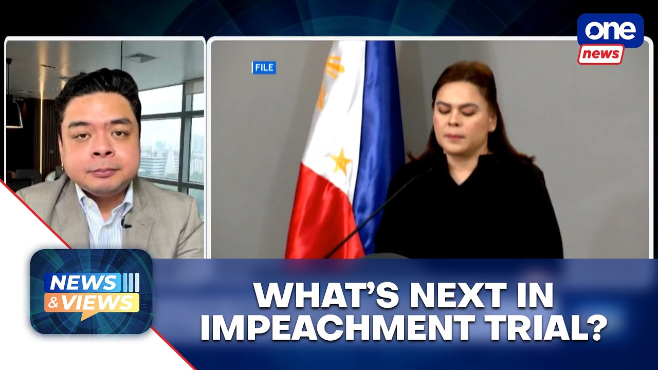 Senator Ridon Ridon outlines next steps in VP impeachment trial after Senate convenes ...