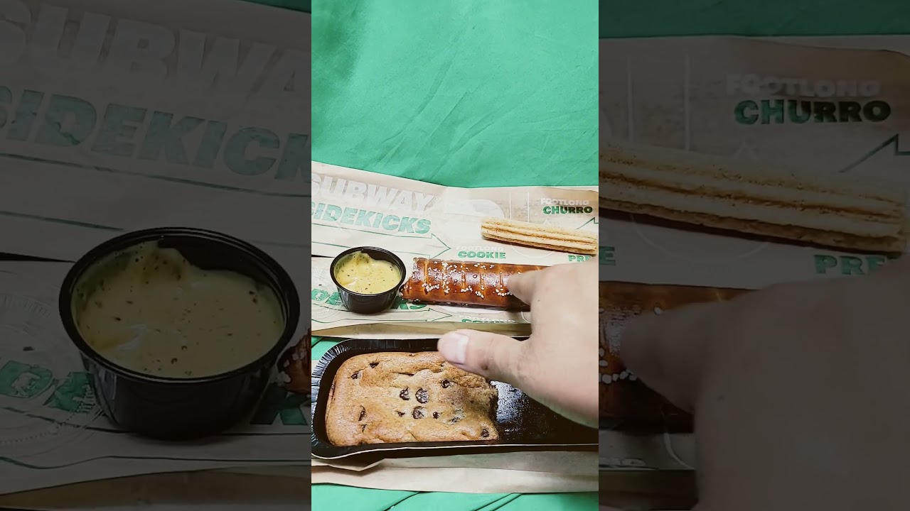 Tasty Twist: Subway Introduces Footlong Churros, Cookies, and Pretzels! 1,960 Total Calories!