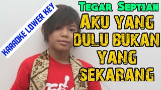 Tegar - Aku Yang Dulu Bukan Yang Sekarang Karaoke Lower Key