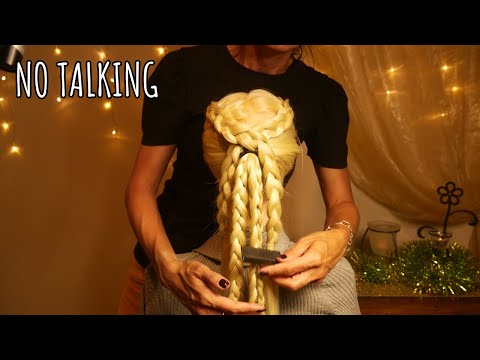 Hairstyle with braids - No talking ASMR