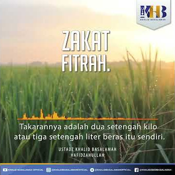 [KHB VIDGRAM] Zakat Fitrah? (2019)