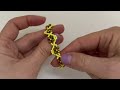 easy bracelets for beginners.  bracelet making tutorial. DIY bead bracelet