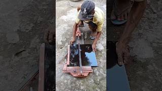 alat potong keramik granite manual,tile cutter #tukang #keramik #granite