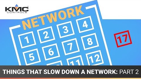 Things That Slow Down a Network | MAC Addresses & MAX Master