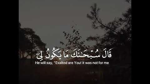 تلاوة عطرة من سورة المائدة للقارئ الشيخ عبدالرحمن العُمري