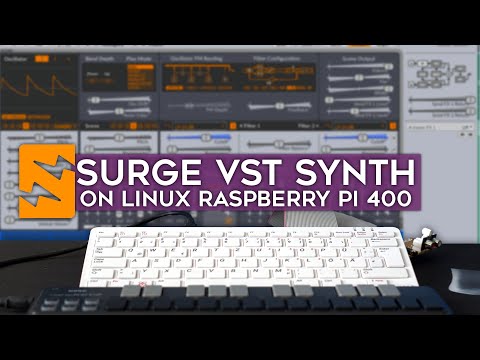 How to install and use SURGE synthesiser on Raspberry PI / Lanthan's sound set challenge