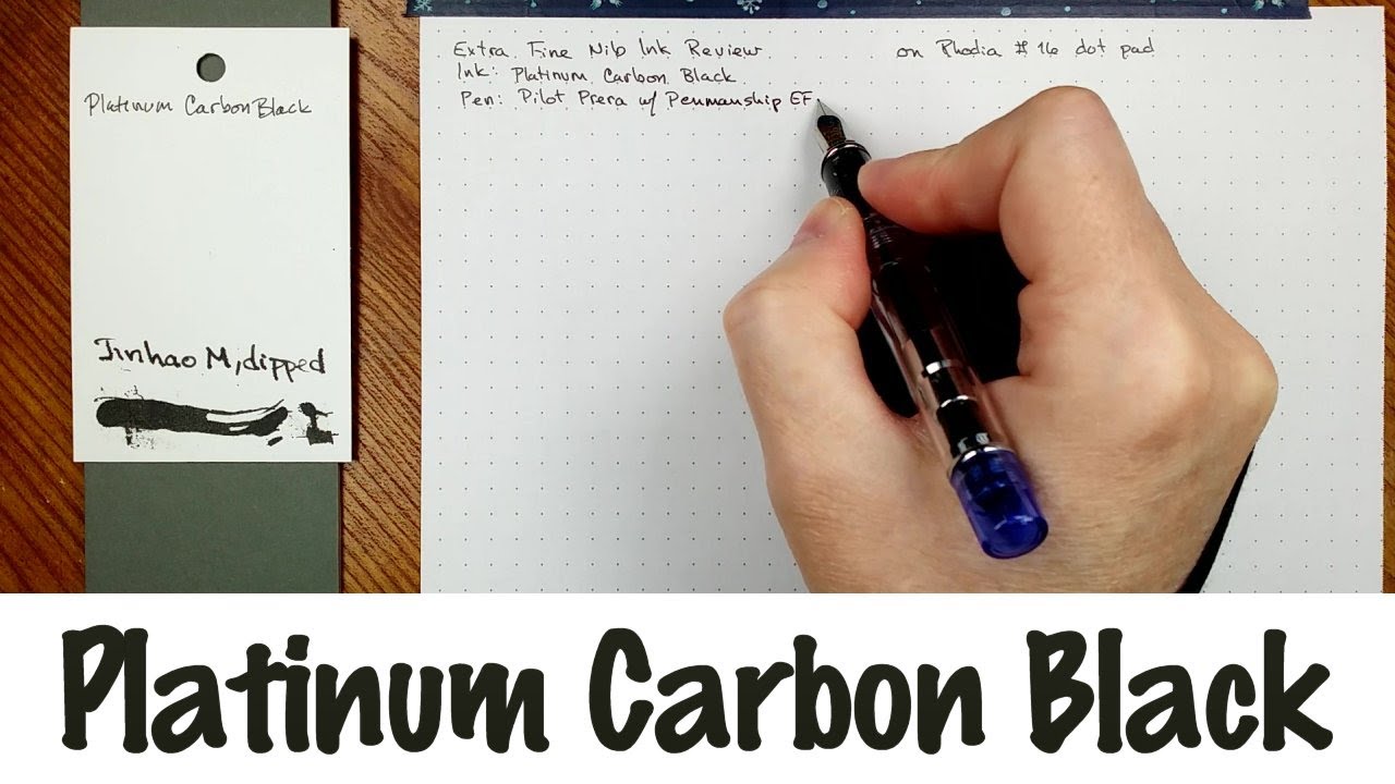 Review: Platinum Carbon Ink 