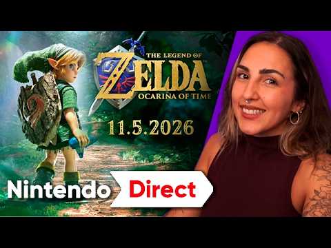 ZELDA Ocarina of Time REMAKE - Nintendo Direct Zelda 40 Aniversario 08/09/2026