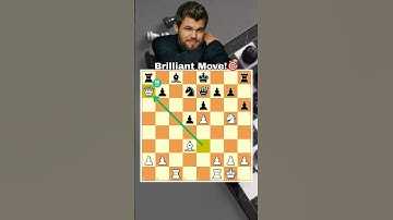 Carlsen Brilliant Queen Sacrifice!🎯👑 #chess #magnuscarlsen