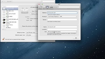 Install Network Printer Mac OS X.8