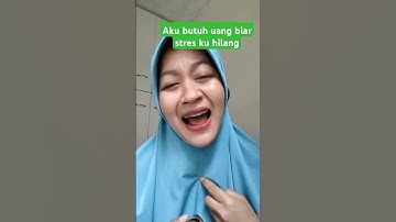 aku butuh duit biar stres ku hilang #fypシ゚viral #komedilucu
