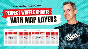 Advanced Tableau Charts: Create a Waffle Chart Using Map Layers