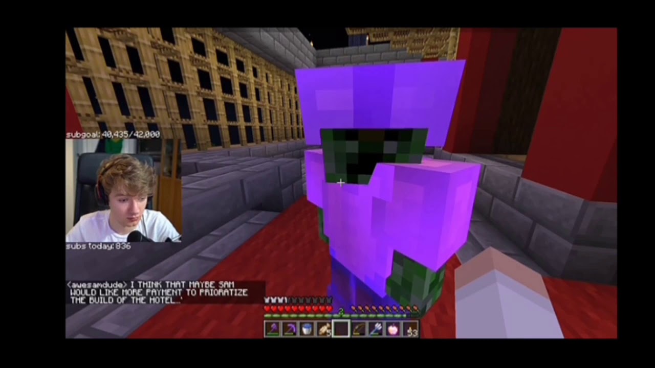 tommy scolding awsamdude for not completing the hotel | dream smp