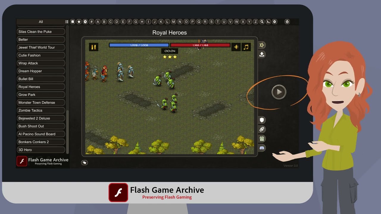WEB ADVENTURES: FLASH GAME ARCHIVE - How To Download & Play: Step 3