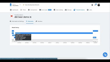 Keboola dbt   Model timing