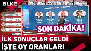 İLK SONUÇLAR AÇIKLANDI! İşte Erdoğan ve Kılıçdaroğlu'nun Oy Oranları