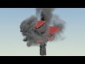 Тест симуляции дыма в Blender