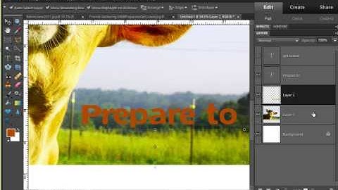 Digital Scrapbooking Tutorial:  Dual Text from Photo