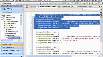 User controls, SDTs and Data Providers