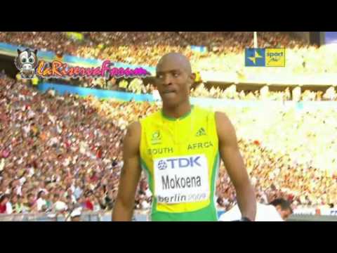 Mondiali Atletica Berlino 2009: Finale salto in lungo Uomini - Godfrey Khotso Mokoena argento 8.47