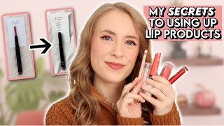 7 Ways to Repurpose Lip Products // Project Pan Tips to Use Up Lipsticks, Lip Glosses, & Lip Balms 💄