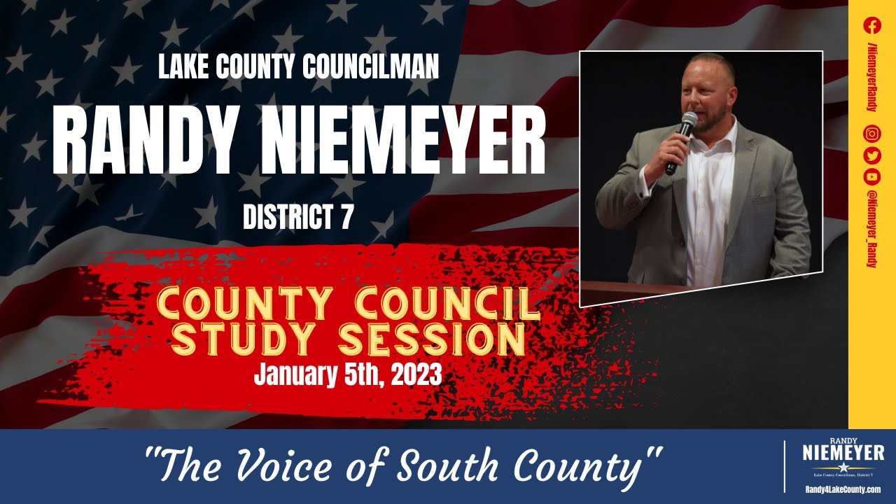 Lake County, Indiana County Council Study Session 01052023 YouTube