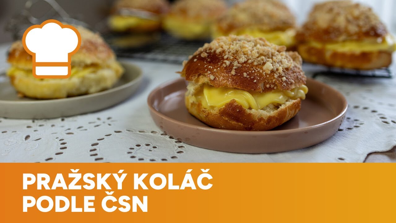 Lahodné pražské koláče podle ČSN normy, plné krémové náplně, budete milovat