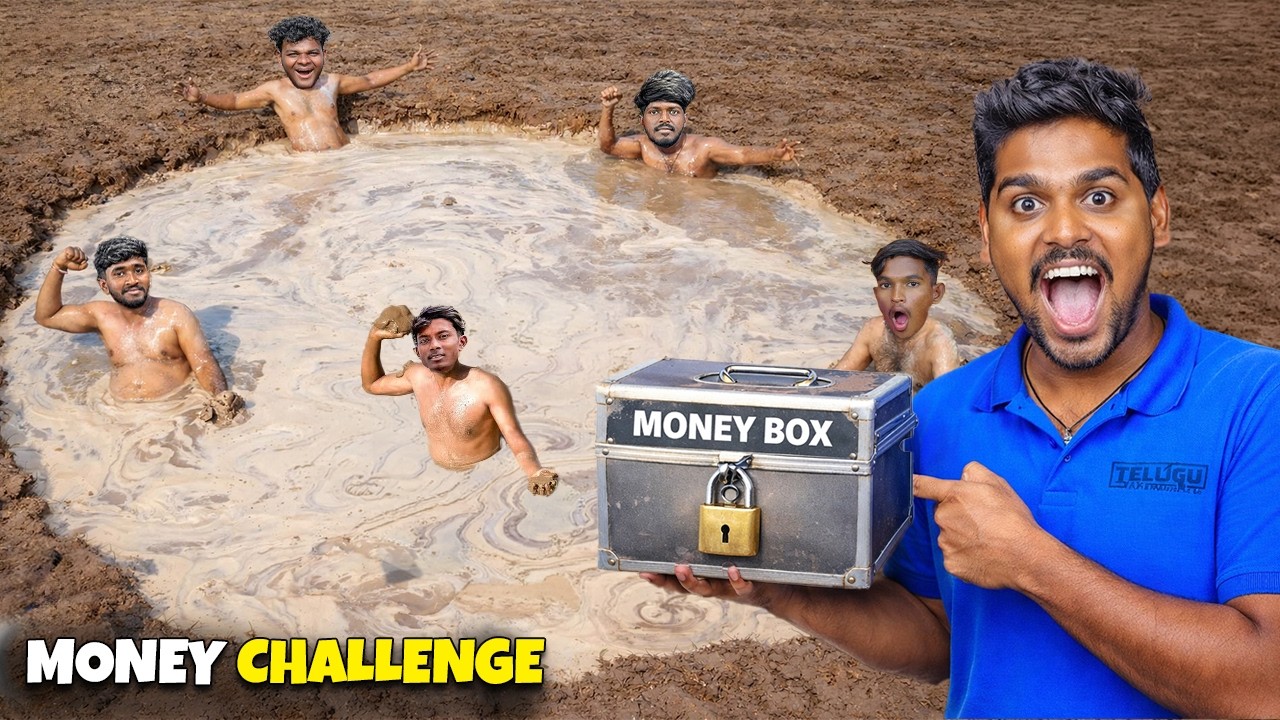 Finding Keys & Win ₹10000 Challenge In Mud 🔥🔥 Telugu Experiments