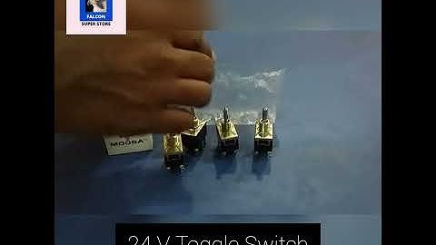 24v Toggle Switch | ON-OFF-ON Switch | 6 terminal Switch