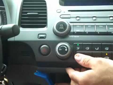 How to Honda Civic Car Stereo radio Bose Removal and Repair 2006 - 2011 replace cd