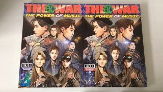 ♡Unboxing EXO 엑소 4th Album Repackage The War: The Power Of Music 파워 (Korean & Chinese Ver.)♡