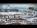 CANYONLANDS NATIONAL PARK IN A SNOWSTORM! | US South West Road Trip Day 4