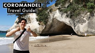 COROMANDEL, NZ Travel Guide! | Cathedral Cove, Hot Water Beach + Driving Creek Railway!