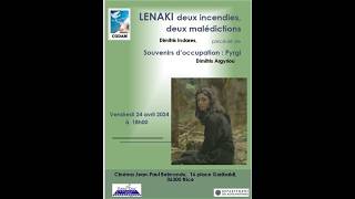 Entretien avec Dimitris Indares réalisateur du film LENAKI deux incendies, deux malédictions