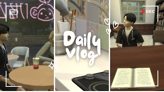 sims4vlog : cozy day, official boyfie, study - The Sims 4