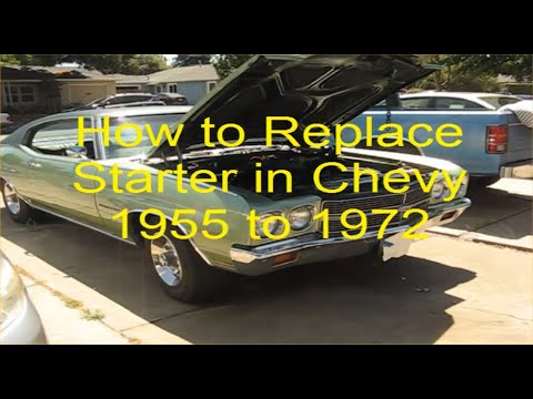 How to Install Starter in Chevy 1955 to 1972