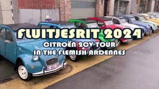Fluitjesrit 2024  Citroën 2CV Tour In The Flemish Ardennes  BM214