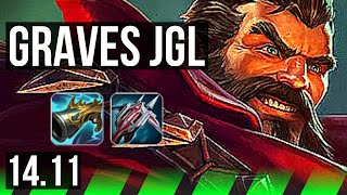 GRAVES vs VIEGO (JGL) | 10/1/7, Rank 7 Graves, Legendary | KR Challenger | 14.11