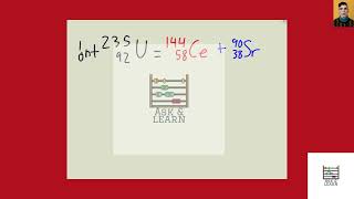 [Chemistry] Uranium-235 undergoes many different fission reactions. For one such reaction, when   is