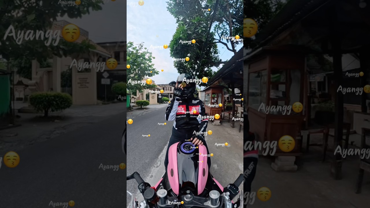 Tag temen kalian yg suka caper😋 #silvadmy #ladybiker #r25pink
