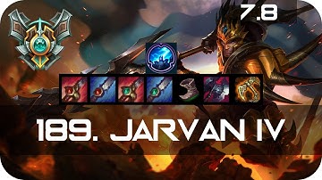 Master Jarvan IV Jungle vs Lee Sin Season 7 s7 Patch 7.8 2017 Gameplay Guide Build Normals