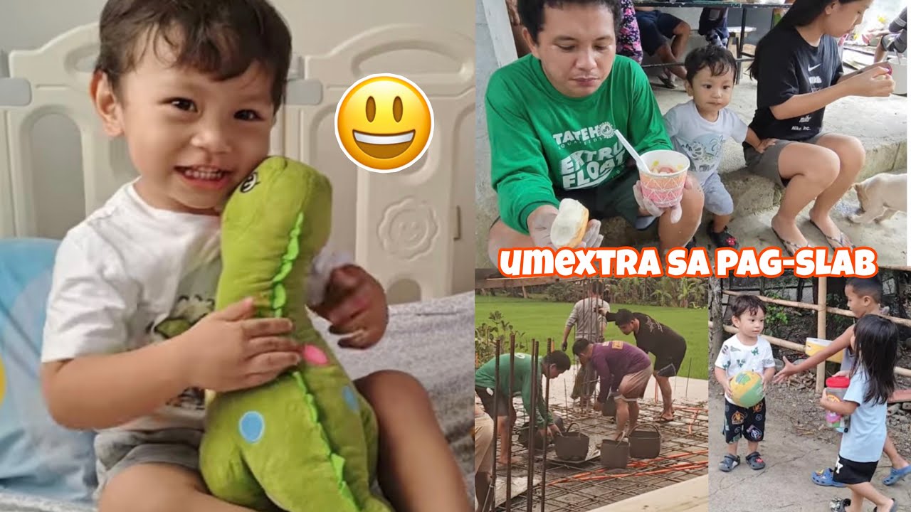 IGINALA KO SI TEO SA LABASAN | Umextra ako sa pag slab ng bahay nina @angieninay1323 