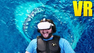 The Scariest MEGALODON Shark Attack in VR! (The Meg Experience) screenshot 1