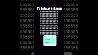 3'ü bulabildin mi ?