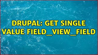 Celebrity Drupal: Get single value field_view_field Profile