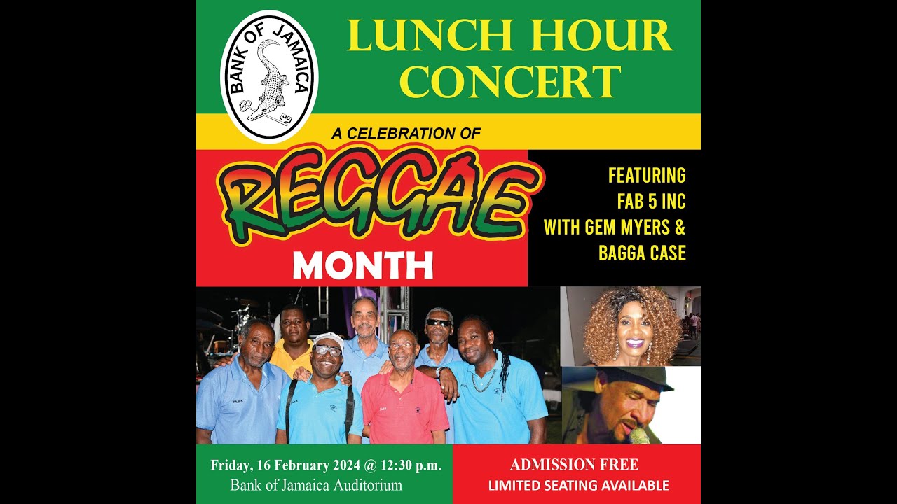 Bank Of Jamaica's Lunch Hour Concert - 16 February 2024 - YouTube