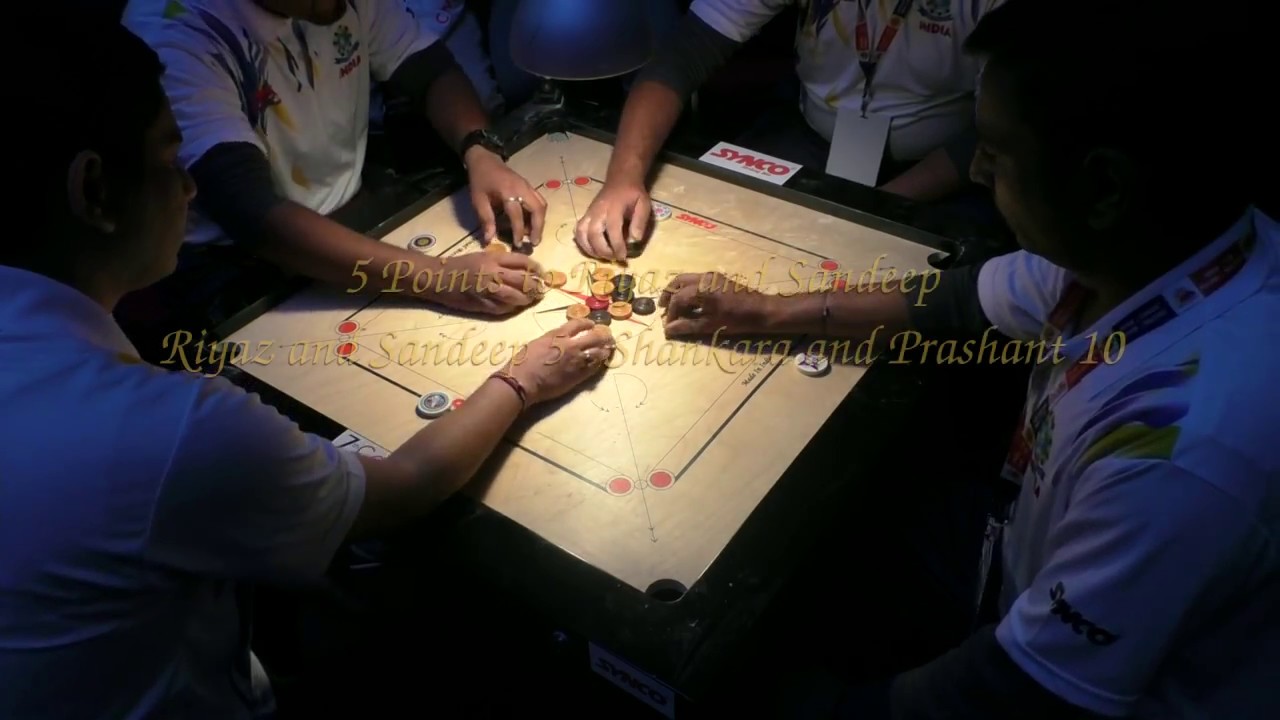 Carrom Men's Doubles Final 1st Set in World Championship 2016 YouTube