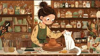 Start your day with peace | Morning Soft Jazz | Cozy Pottery Studio Vibes screenshot 3