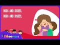 Hugs and Kisses Lyric Video - The Kiboomers Preschool Songs & Nursery Rhymes for Mother